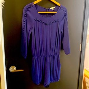 Ella Moss Romper - 3/4 sleeve, shorts with pockets